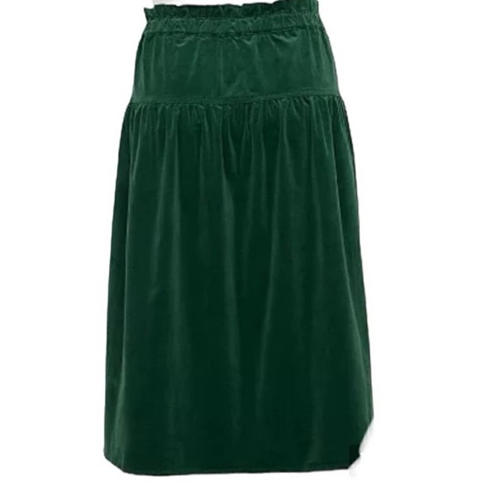 DRAPER JAMES RSVP Paperbag Waist Corduroy‎ Skirt-… - image 2